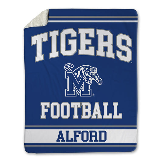 Memphis - NCAA Football : Eddie Alford - Blanket-0
