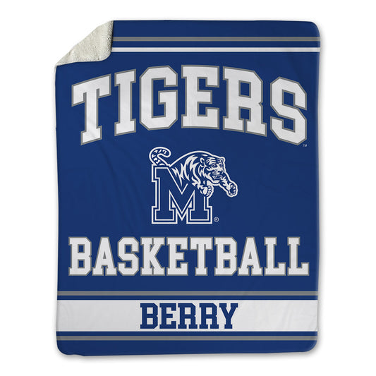 Memphis - NCAA Men's Basketball : Quante Berry - Blanket-0