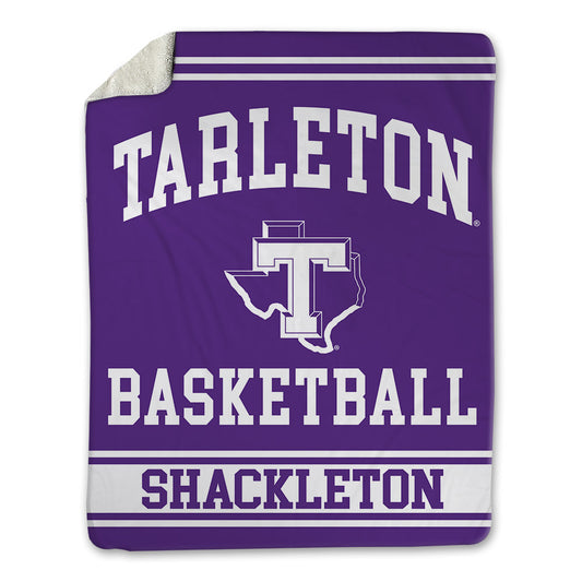 Tarleton State - NCAA Men's Basketball : Adrian Shackleton - Blanket-0