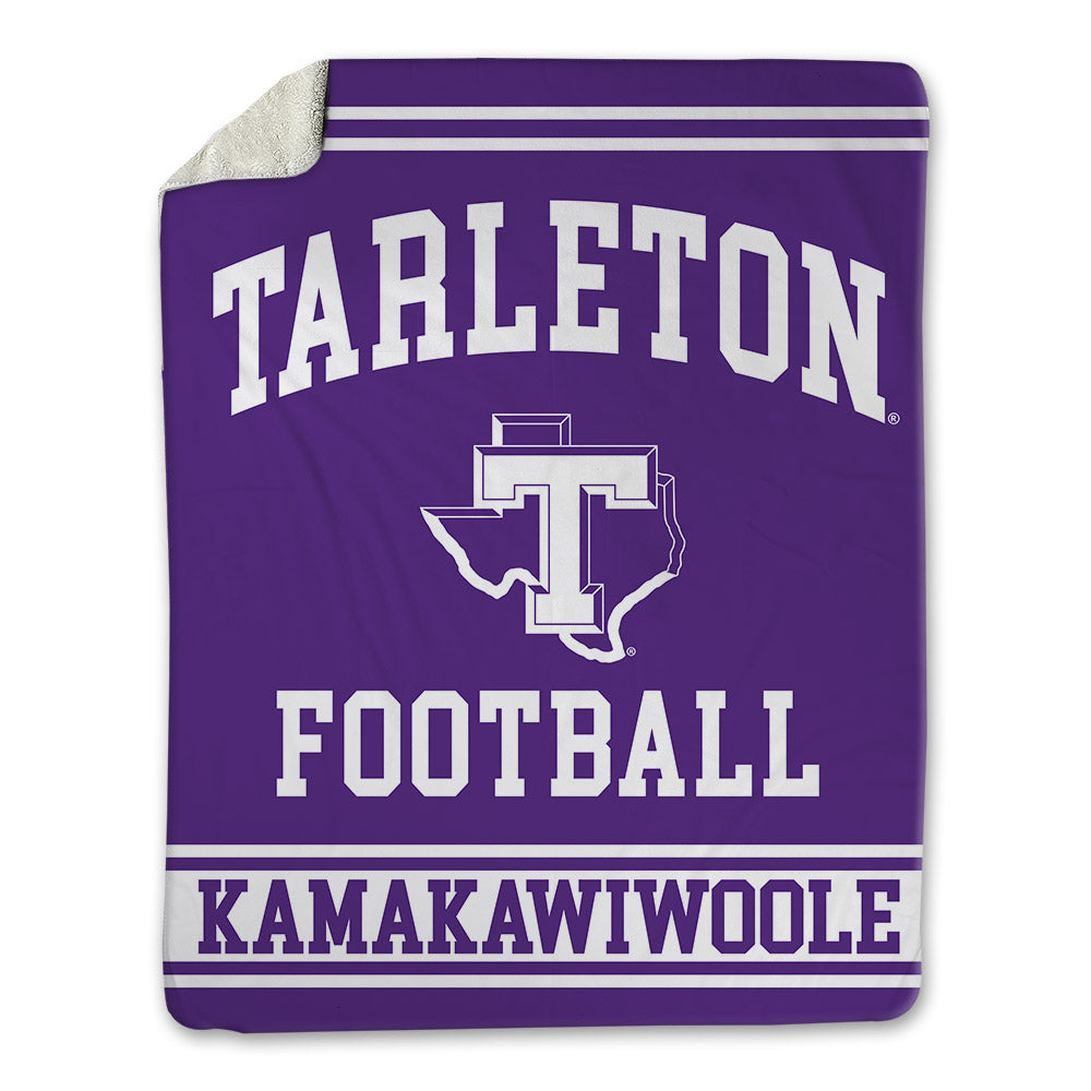 Tarleton State - NCAA Football : Kaunaoa Kamakawiwoole - Blanket-0