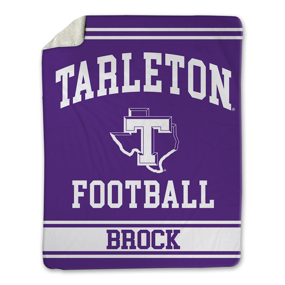 Tarleton State - NCAA Football : Miequle Brock - Blanket-0