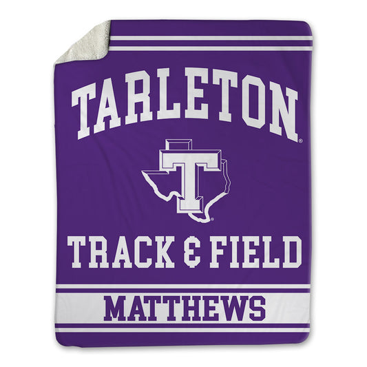Tarleton State - NCAA Men's Track & Field : Aidan Matthews - Blanket-0