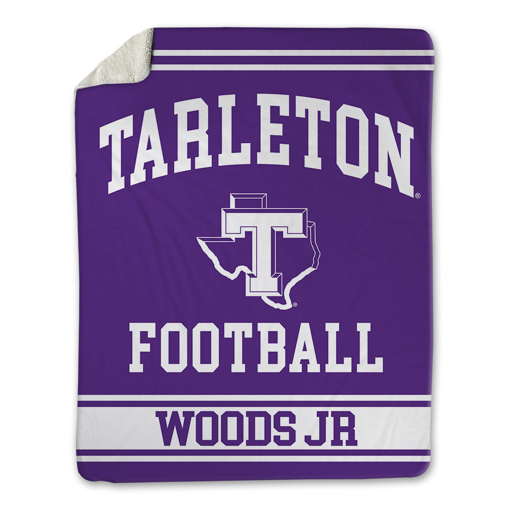 Tarleton State - NCAA Football : Stephen Woods Jr - Blanket-0