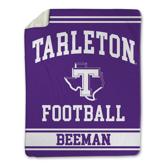 Tarleton State - NCAA Football : Connor Beeman - Blanket-0