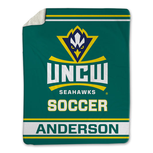 UNC Wilmington - NCAA Women's Soccer : Zoe Anderson - Blanket-0