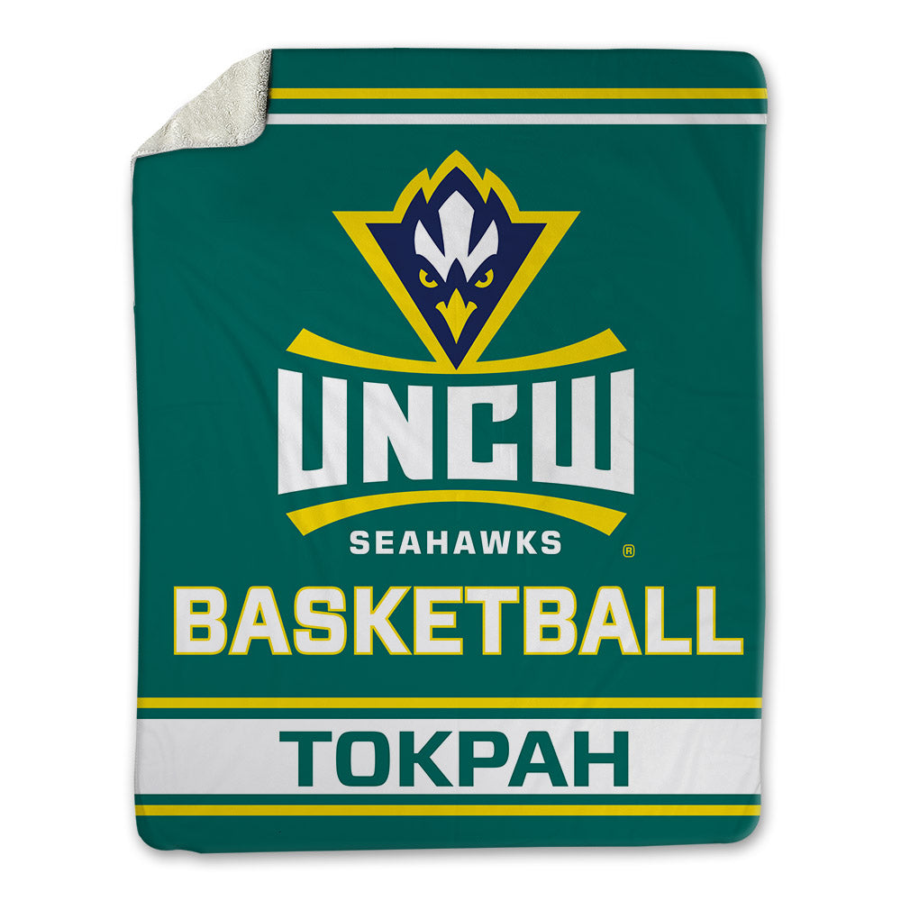UNC Wilmington - NCAA Men's Basketball : Adam Tokpah - Blanket-0