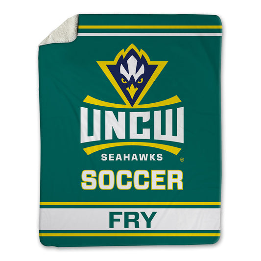 UNC Wilmington - NCAA Women's Soccer : Rachel Fry - Blanket-0