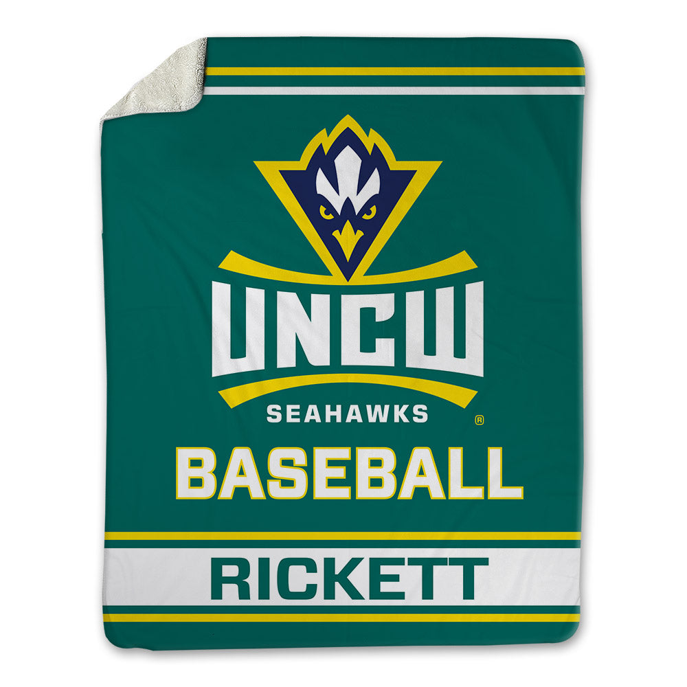 UNC Wilmington - NCAA Baseball : Howie Rickett - Blanket-0
