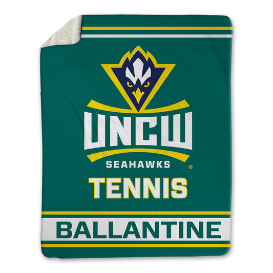 UNC Wilmington - NCAA Men's Tennis : Augie Ballantine - Blanket-0