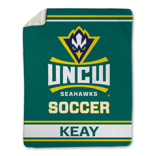 UNC Wilmington - NCAA Men's Soccer : Cameron Keay - Blanket-0