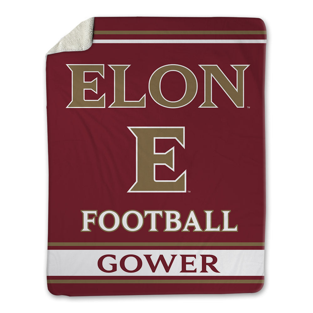 Elon - NCAA Football : Braden Gower - Blanket-0