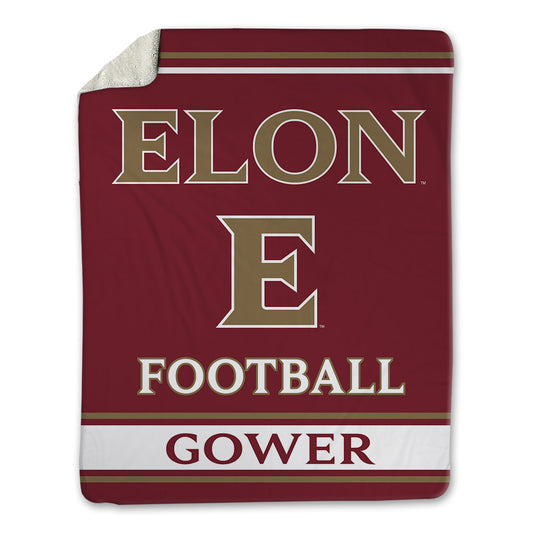 Elon - NCAA Football : Braden Gower - Blanket-0