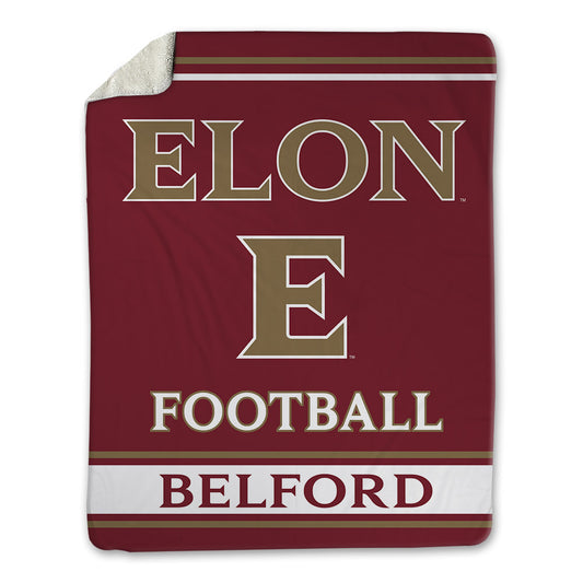 Elon - NCAA Football : Storm Belford - Blanket-0