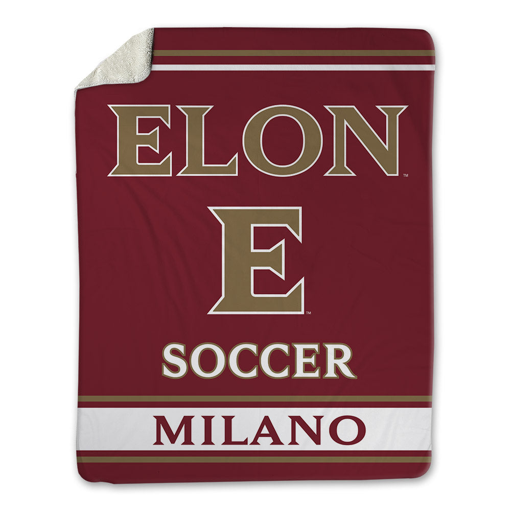 Elon - NCAA Women's Soccer : Gia Milano - Blanket-0