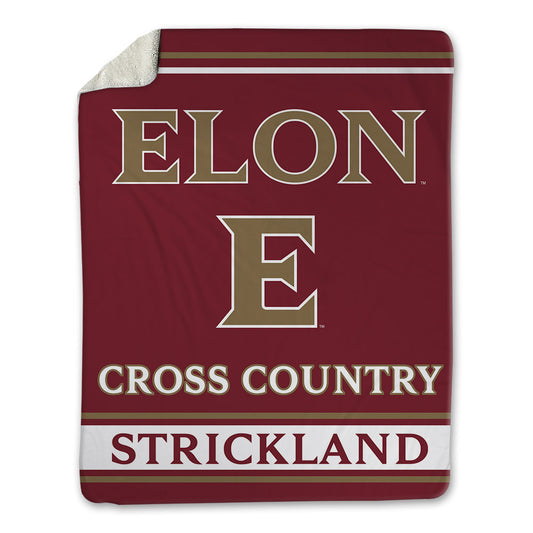 Elon - NCAA Men's Cross Country : Caden Strickland - Blanket-0