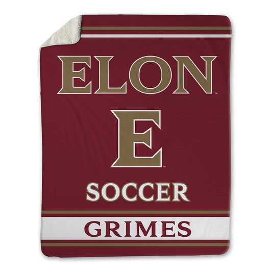 Elon - NCAA Women's Soccer : Charlise Grimes - Blanket-0