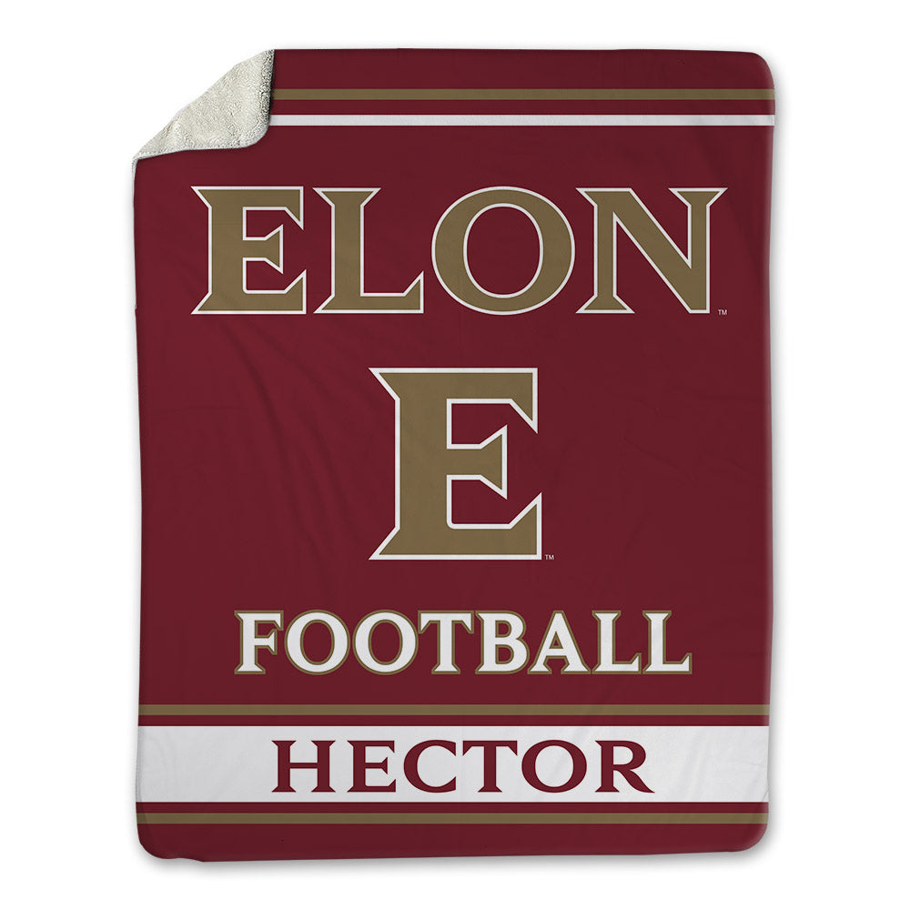Elon - NCAA Football : Cj Hector - Blanket-0