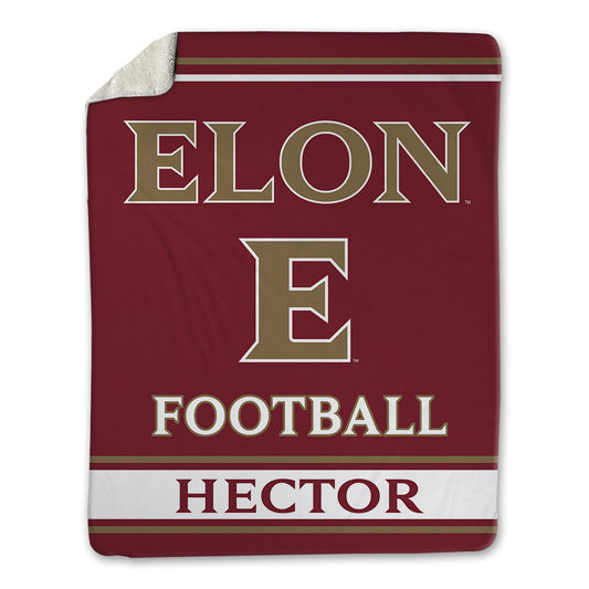 Elon - NCAA Football : Cj Hector - Blanket-0