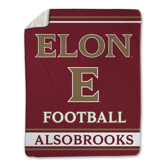 Elon - NCAA Football : Senquavious Alsobrooks - Blanket-0