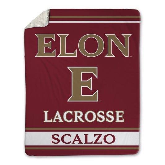 Elon - NCAA Women's Lacrosse : Lizzie Scalzo - Blanket-0