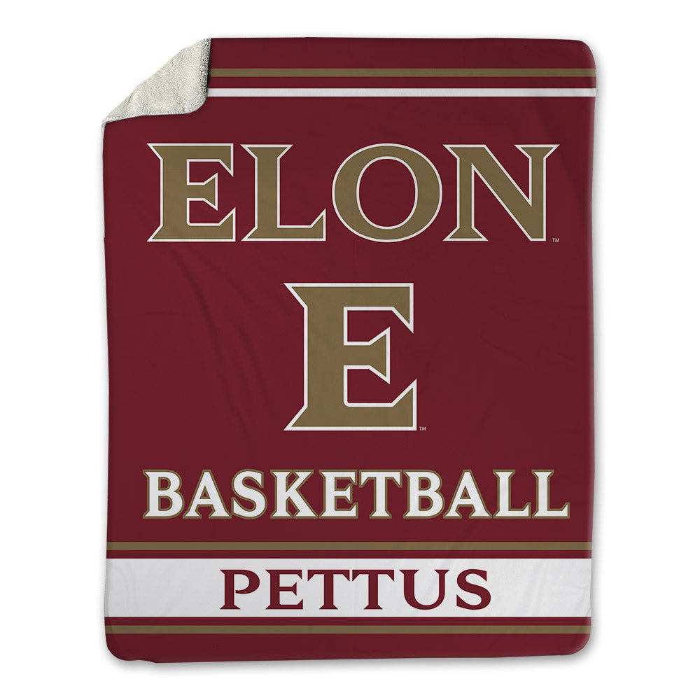 Elon - NCAA Men's Basketball : Randall Pettus - Blanket-0