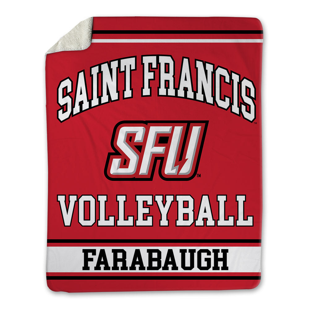 St. Francis - NCAA Men's Volleyball : Avery Farabaugh - Blanket-0