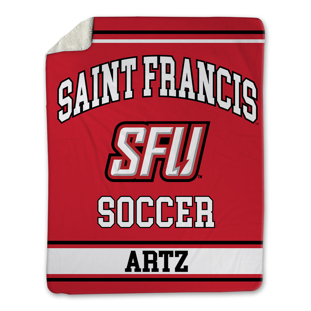 St. Francis - NCAA Women's Soccer : Meredith Artz - Blanket-0
