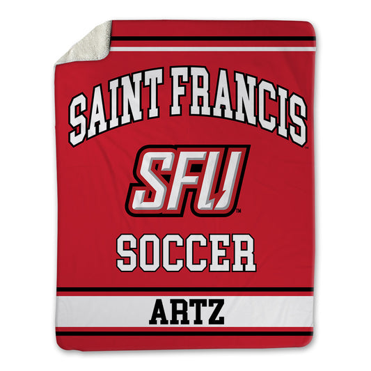 St. Francis - NCAA Women's Soccer : Meredith Artz - Blanket-0