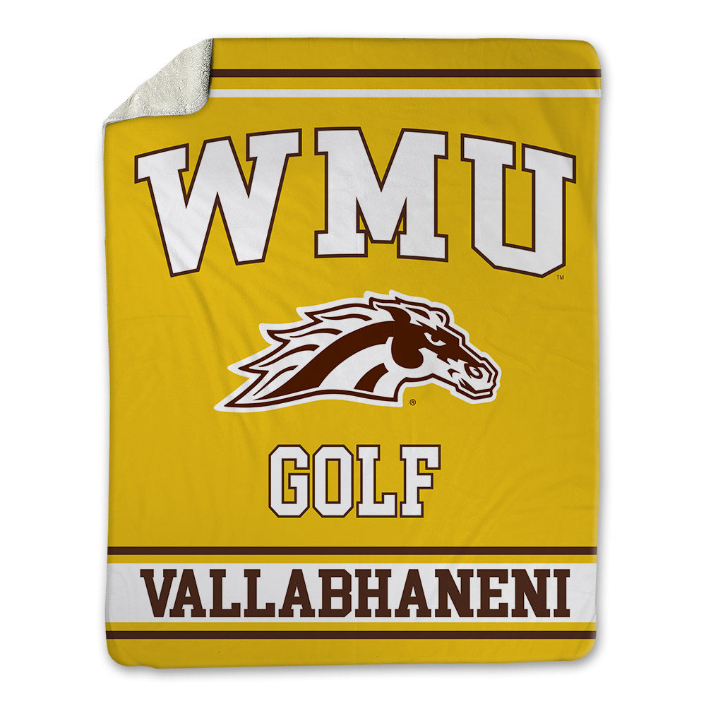 Western Michigan - NCAA Women's Golf : Megha Vallabhaneni - Blanket-0