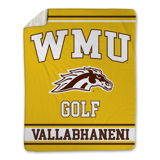 Western Michigan - NCAA Women's Golf : Megha Vallabhaneni - Blanket-0