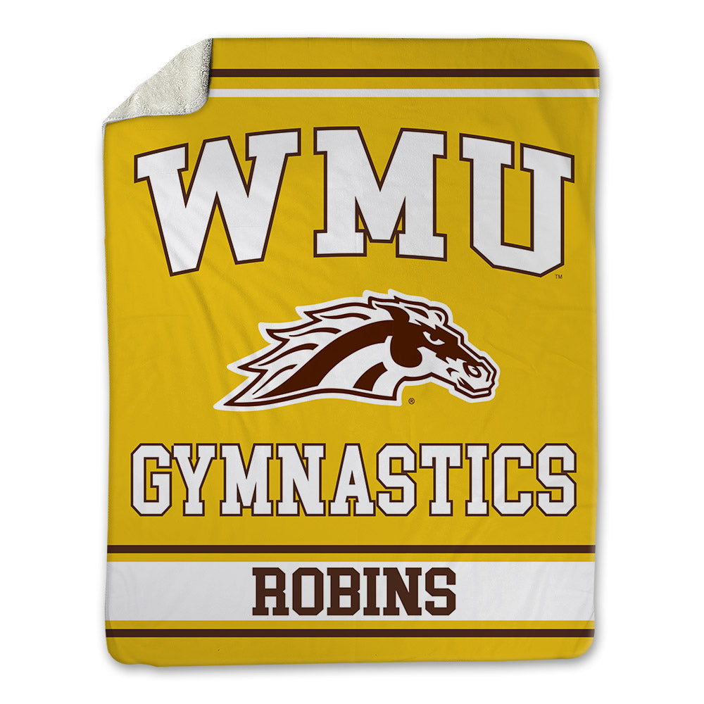 Western Michigan - NCAA Women's Gymnastics : Amy Robins - Blanket-0