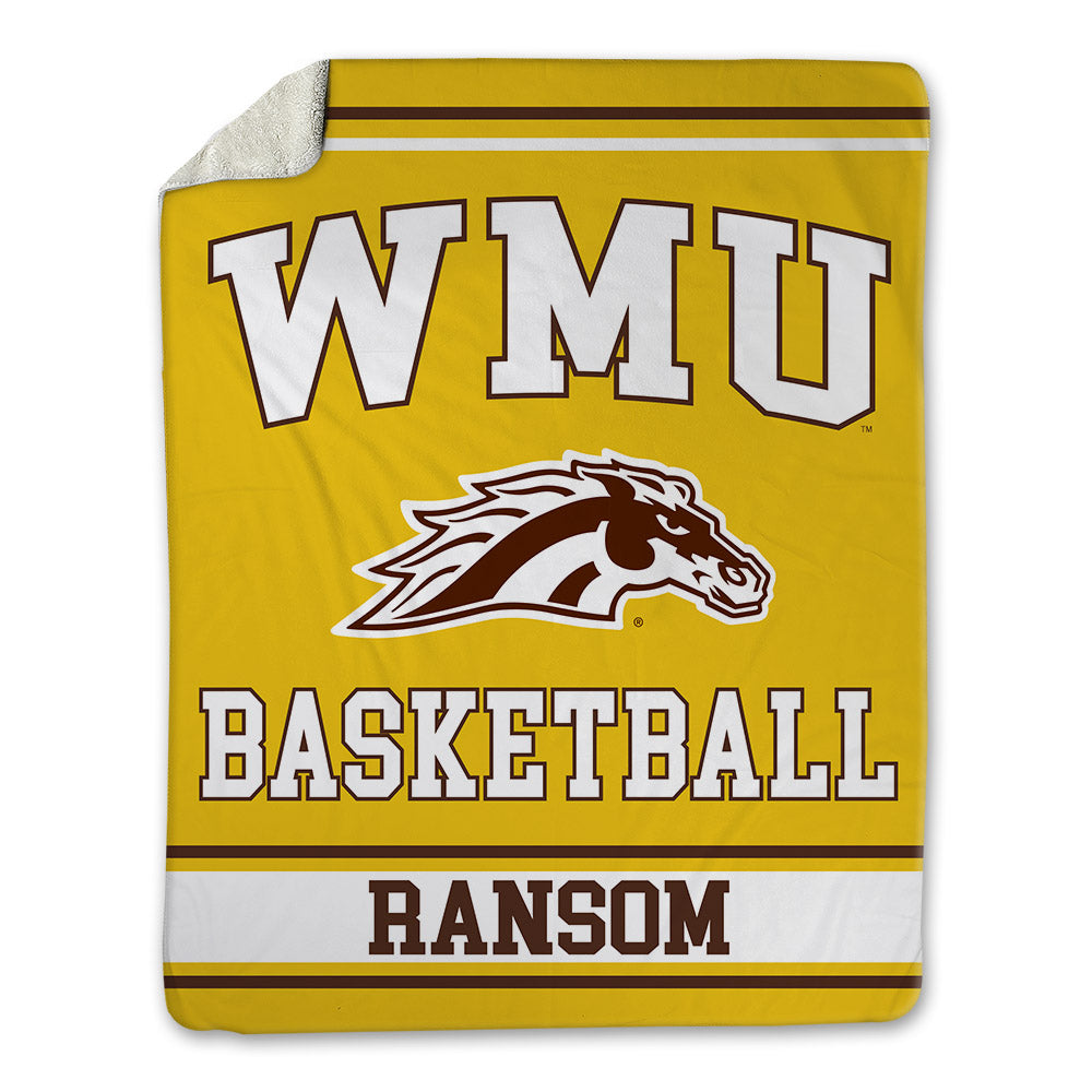 Western Michigan - NCAA Women's Basketball : Zuri Ransom - Blanket-0