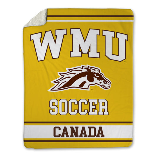 Western Michigan - NCAA Women's Soccer : Madi Canada - Blanket-0