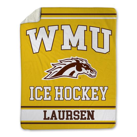 Western Michigan - NCAA Men's Ice Hockey : Kirk Laursen - Blanket-0
