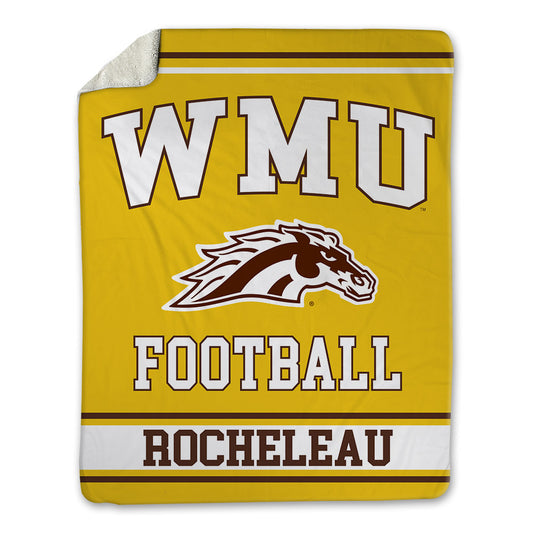 Western Michigan - NCAA Football : Ryan Rocheleau - Blanket-0