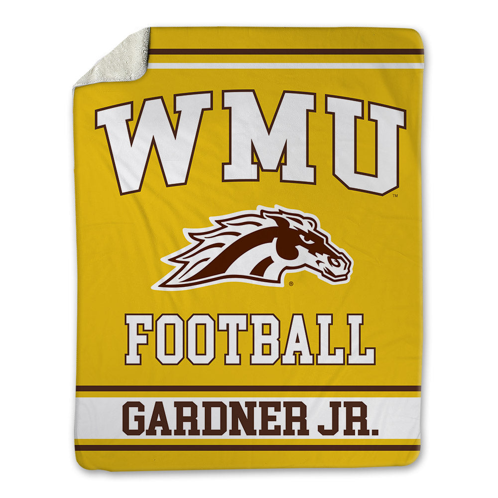 Western Michigan - NCAA Football : Scoop Gardner Jr. - Blanket-0