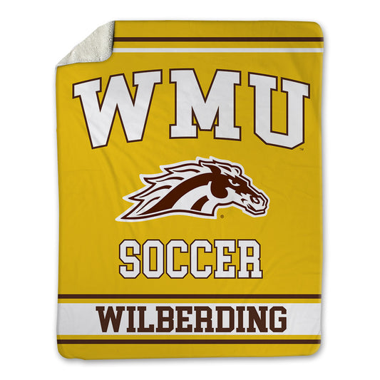 Western Michigan - NCAA Women's Soccer : Ava Wilberding - Blanket-0