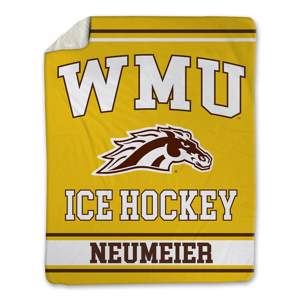 Western Michigan - NCAA Men's Ice Hockey : Michael Neumeier - Blanket-0