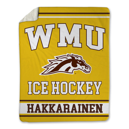 Western Michigan - NCAA Men's Ice Hockey : Iiro Hakkarainen - Blanket-0