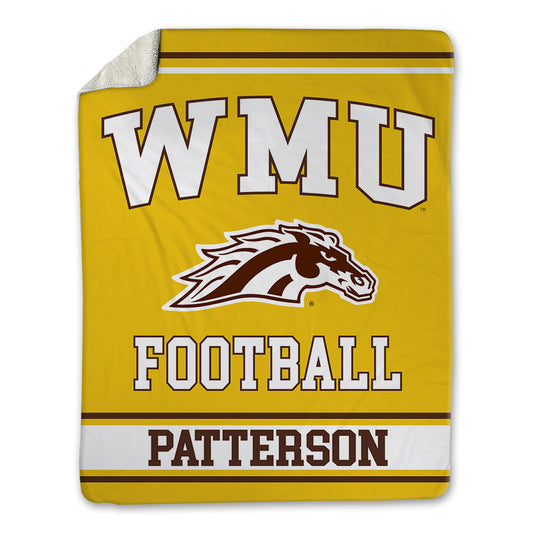 Western Michigan - NCAA Football : Camari Patterson - Blanket-0