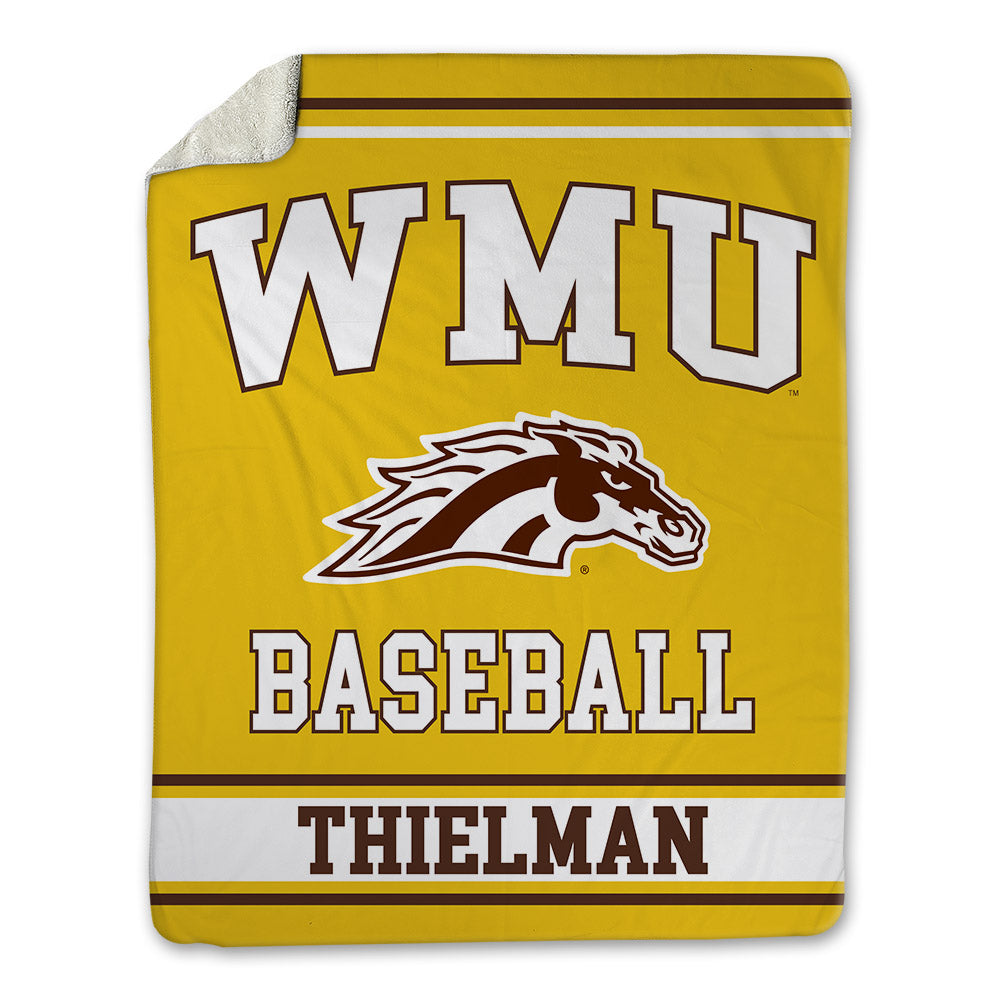Western Michigan - NCAA Baseball : Avery Thielman - Blanket-0