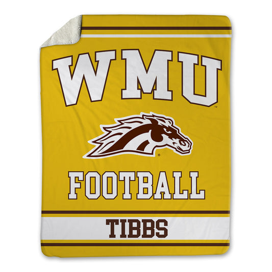 Western Michigan - NCAA Football : Zavian Tibbs - Blanket-0