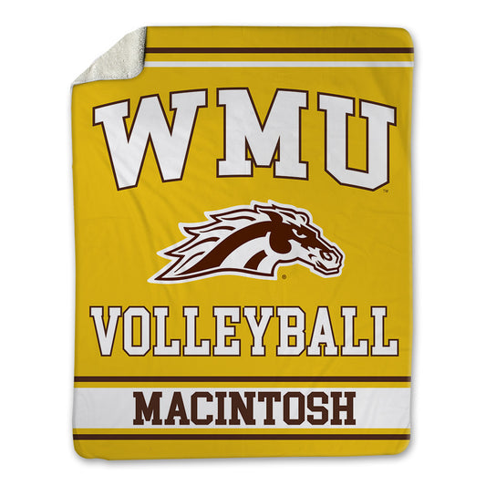 Western Michigan - NCAA Women's Volleyball : Lizzie MacIntosh - Blanket-0