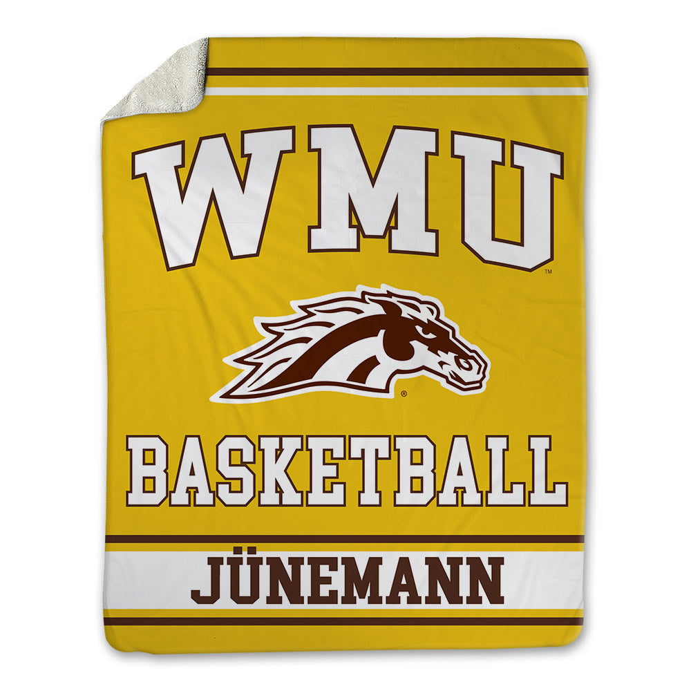 Western Michigan - NCAA Men's Basketball : Janis Jünemann - Blanket-0