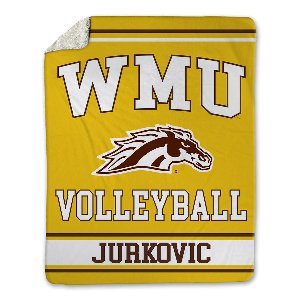 Western Michigan - NCAA Women's Volleyball : Mia Jurkovic - Blanket-0