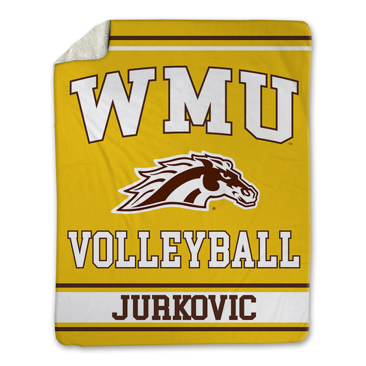 Western Michigan - NCAA Women's Volleyball : Mia Jurkovic - Blanket-0