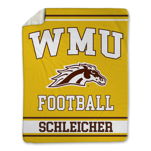 Western Michigan - NCAA Football : Jeremy Schleicher - Blanket-0