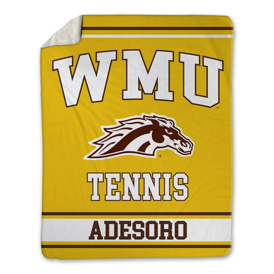 Western Michigan - NCAA Men's Tennis : Ashton Adesoro - Blanket-0