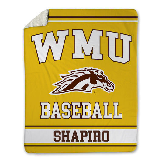 Western Michigan - NCAA Baseball : Evan Shapiro - Blanket-0