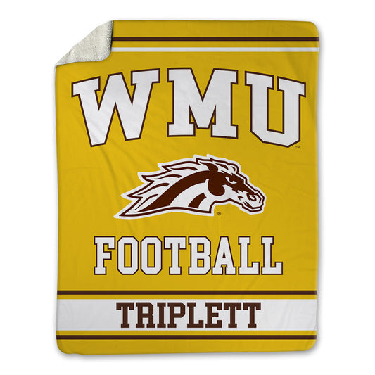 Western Michigan - NCAA Football : Donovan Triplett - Blanket-0